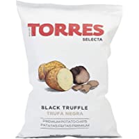 Los mejores  - Patatas Torres - Patatas Fritas con Trufa Negra - 125 gramos